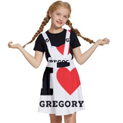 I Love Gregory Kids  Apron Dress by ilovewhateva