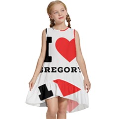 I Love Gregory Kids  Frill Swing Dress by ilovewhateva