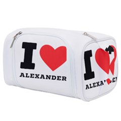 I Love Alexander Toiletries Pouch by ilovewhateva