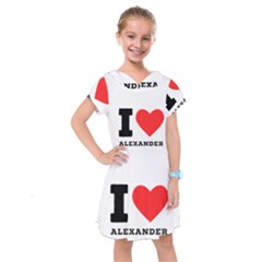 I Love Alexander Kids  Drop Waist Dress by ilovewhateva