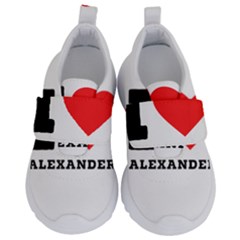 I Love Alexander Kids  Velcro No Lace Shoes by ilovewhateva