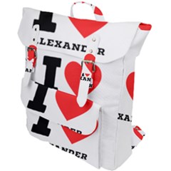 I Love Alexander Buckle Up Backpack by ilovewhateva