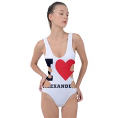 I Love Alexander Side Cut Out Swimsuit by ilovewhateva