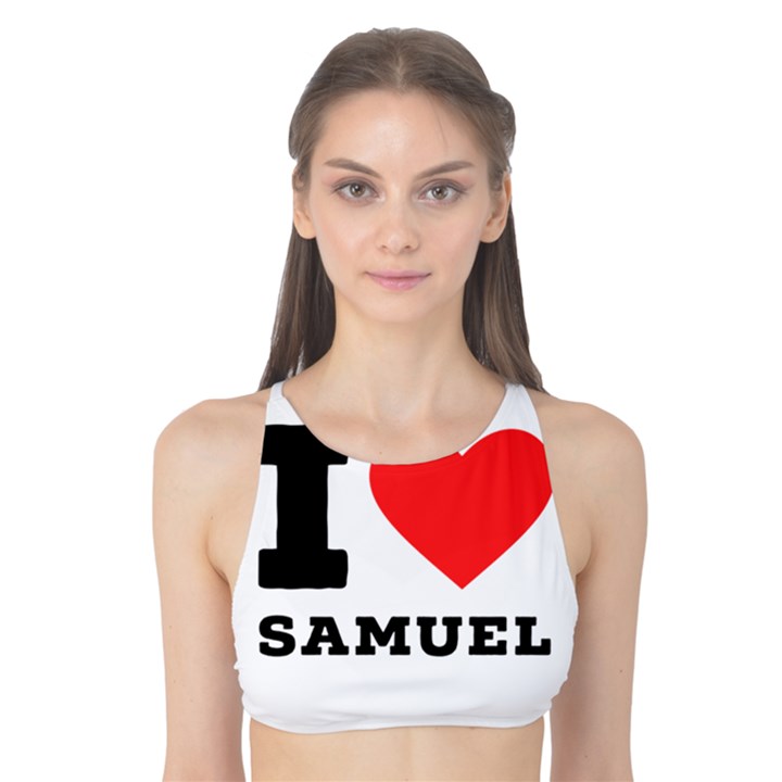 I love samuel Tank Bikini Top