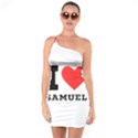 I love samuel One Shoulder Ring Trim Bodycon Dress View1