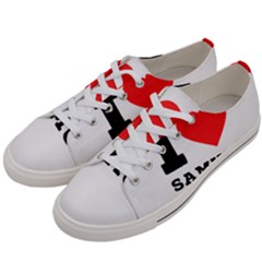 I Love Samuel Men s Low Top Canvas Sneakers by ilovewhateva