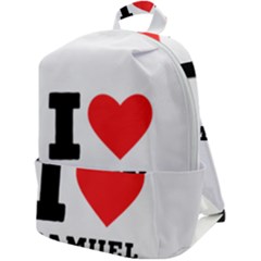 I Love Samuel Zip Up Backpack by ilovewhateva