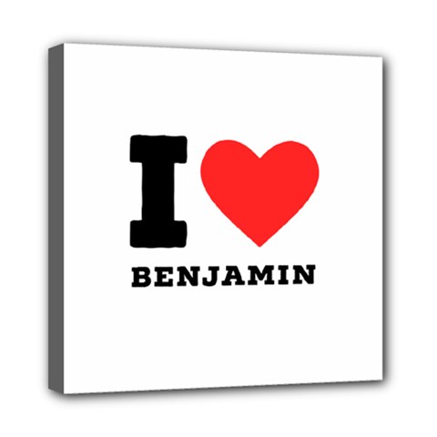 I Love Benjamin Mini Canvas 8  X 8  (stretched) by ilovewhateva