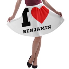 I Love Benjamin A-line Skater Skirt by ilovewhateva