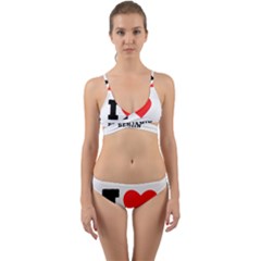 I Love Benjamin Wrap Around Bikini Set by ilovewhateva