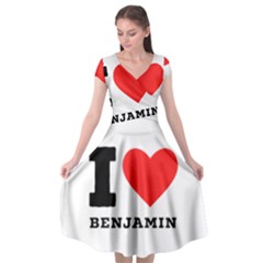 I Love Benjamin Cap Sleeve Wrap Front Dress by ilovewhateva