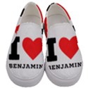 I love benjamin Men s Canvas Slip Ons View1