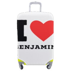 I Love Benjamin Luggage Cover (medium) by ilovewhateva