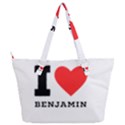 I love benjamin Full Print Shoulder Bag View2