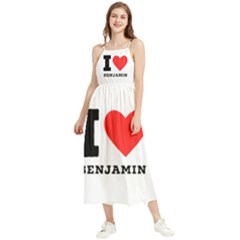 I Love Benjamin Boho Sleeveless Summer Dress by ilovewhateva