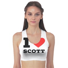 I Love Scott Sports Bra by ilovewhateva