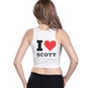 I love scott Racer Back Crop Top View2