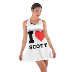 I Love Scott Cotton Racerback Dress by ilovewhateva