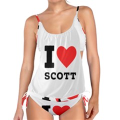 I Love Scott Tankini Set by ilovewhateva