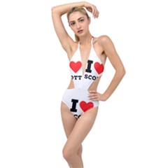 I Love Scott Plunging Cut Out Swimsuit by ilovewhateva