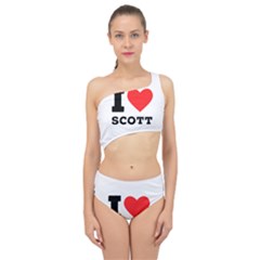 I Love Scott Spliced Up Two Piece Swimsuit by ilovewhateva