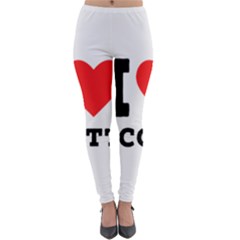 I Love Scott Lightweight Velour Leggings by ilovewhateva