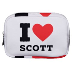 I Love Scott Make Up Pouch (small) by ilovewhateva