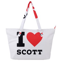 I Love Scott Full Print Shoulder Bag by ilovewhateva