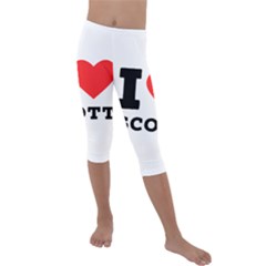 I Love Scott Kids  Lightweight Velour Capri Leggings  by ilovewhateva