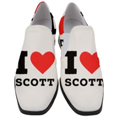 I Love Scott Women Slip On Heel Loafers by ilovewhateva