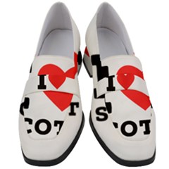 I Love Scott Women s Chunky Heel Loafers by ilovewhateva