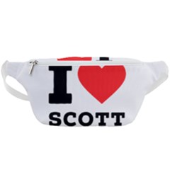 I Love Scott Waist Bag  by ilovewhateva