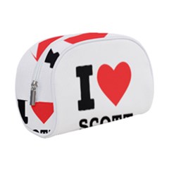 I Love Scott Make Up Case (small) by ilovewhateva