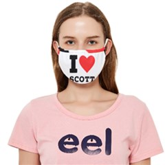 I Love Scott Cloth Face Mask (adult) by ilovewhateva