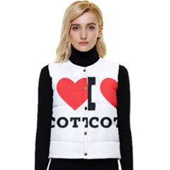 I Love Scott Women s Short Button Up Puffer Vest by ilovewhateva