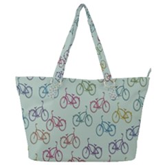 Bicycle Full Print Shoulder Bag by nateshop