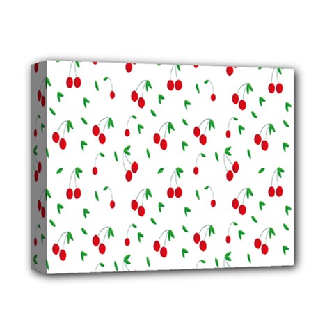 Cherries Deluxe Canvas 14  X 11  (stretched) by nateshop