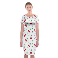 Cherries Classic Short Sleeve Midi Dress by nateshop