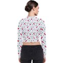 Cherries Long Sleeve Zip Up Bomber Jacket View2