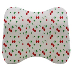 Cherries Velour Head Support Cushion by nateshop