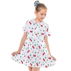 Cherries Kids  Short Sleeve Shirt Dress by nateshop