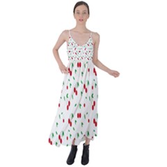 Cherries Tie Back Maxi Dress by nateshop