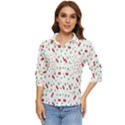 Cherries Women s Quarter Sleeve Pocket Shirt View1