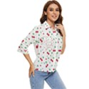 Cherries Women s Quarter Sleeve Pocket Shirt View2