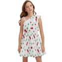 Cherries Kids  One Shoulder Party Dress View1