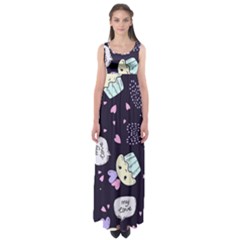 Cupcake Empire Waist Maxi Dress by nateshop