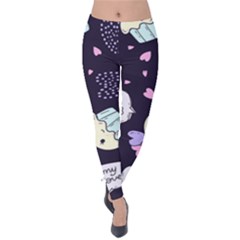 Cupcake Velvet Leggings by nateshop