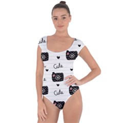 Cute-cutes Short Sleeve Leotard  by nateshop