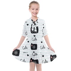 Cute-cutes Kids  All Frills Chiffon Dress by nateshop