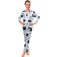 Cute-cutes Kid s Satin Long Sleeve Pajamas Set